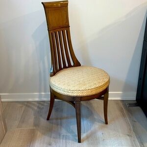 Antique Thomasville 1959 Sophisticate Neoclassical Fluted Column Chair